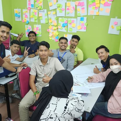 Peserta IPC menjalankan aktiviti kerja berpasukan