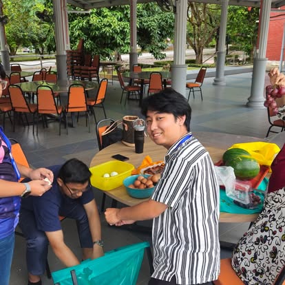 Peserta IPC menyertai aktiviti berkaitan makanan dan komuniti